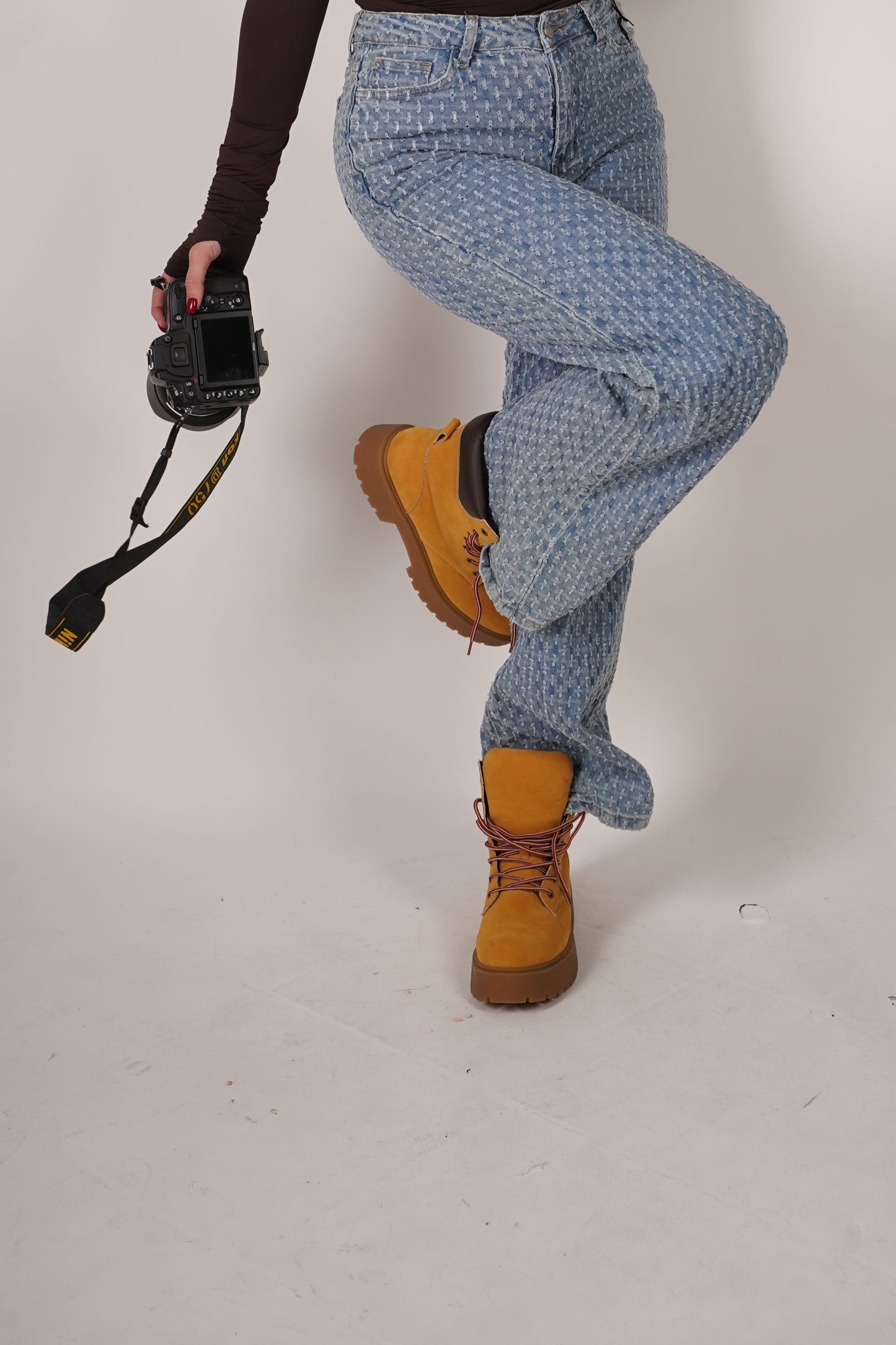 Jeans winter traforo