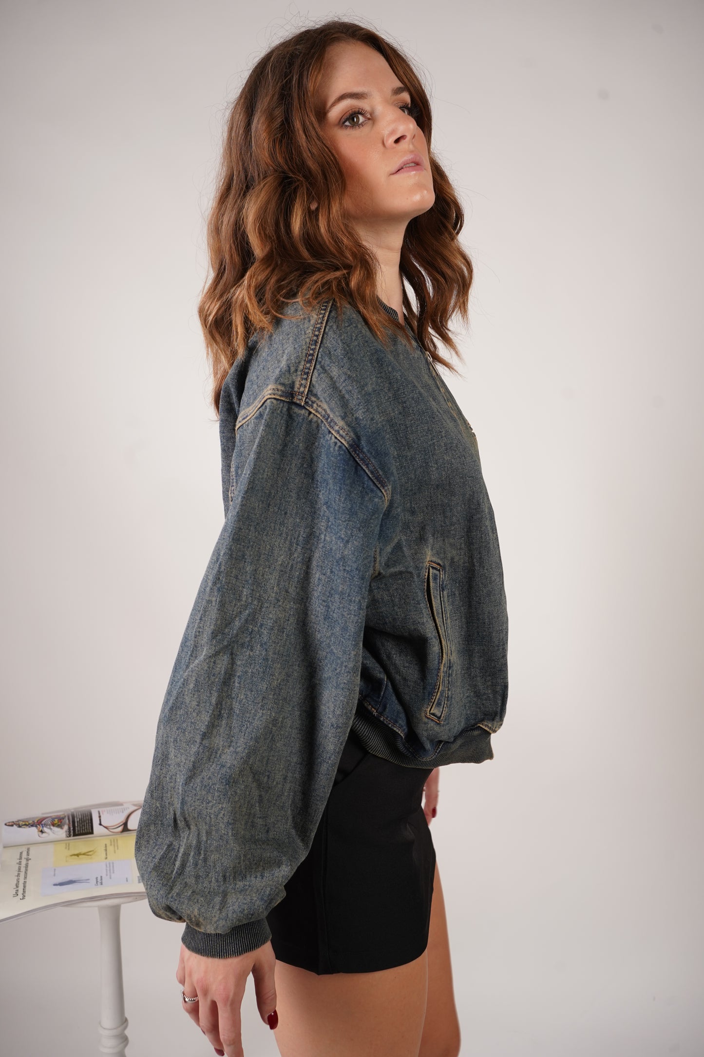 Giacca Over denim