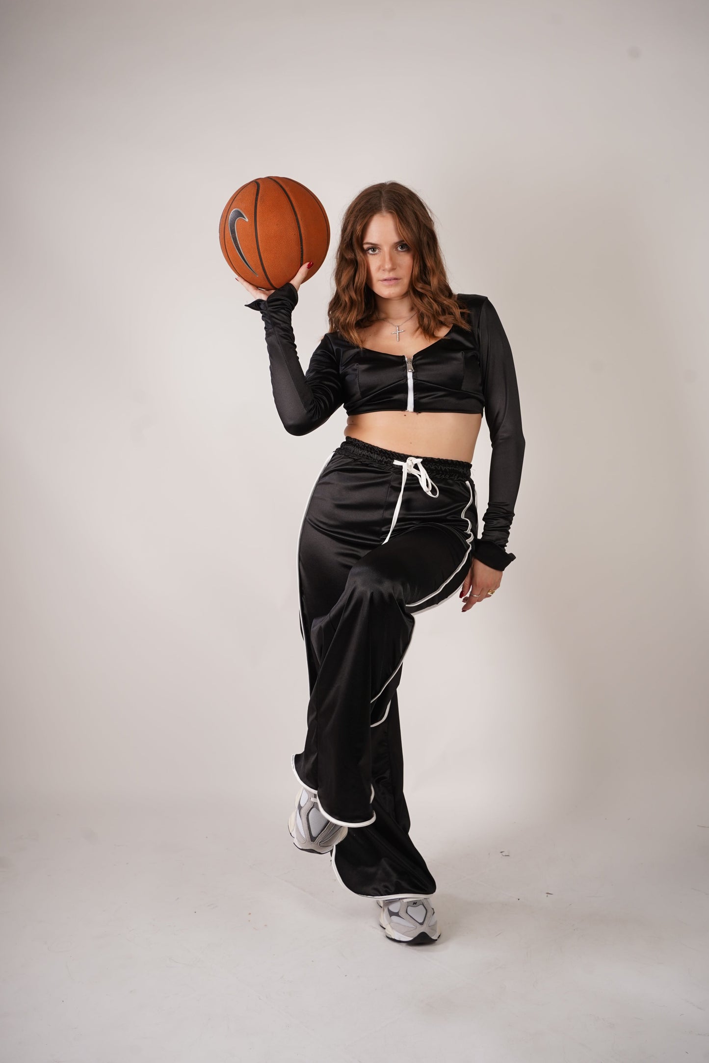 Tuta Black Satin