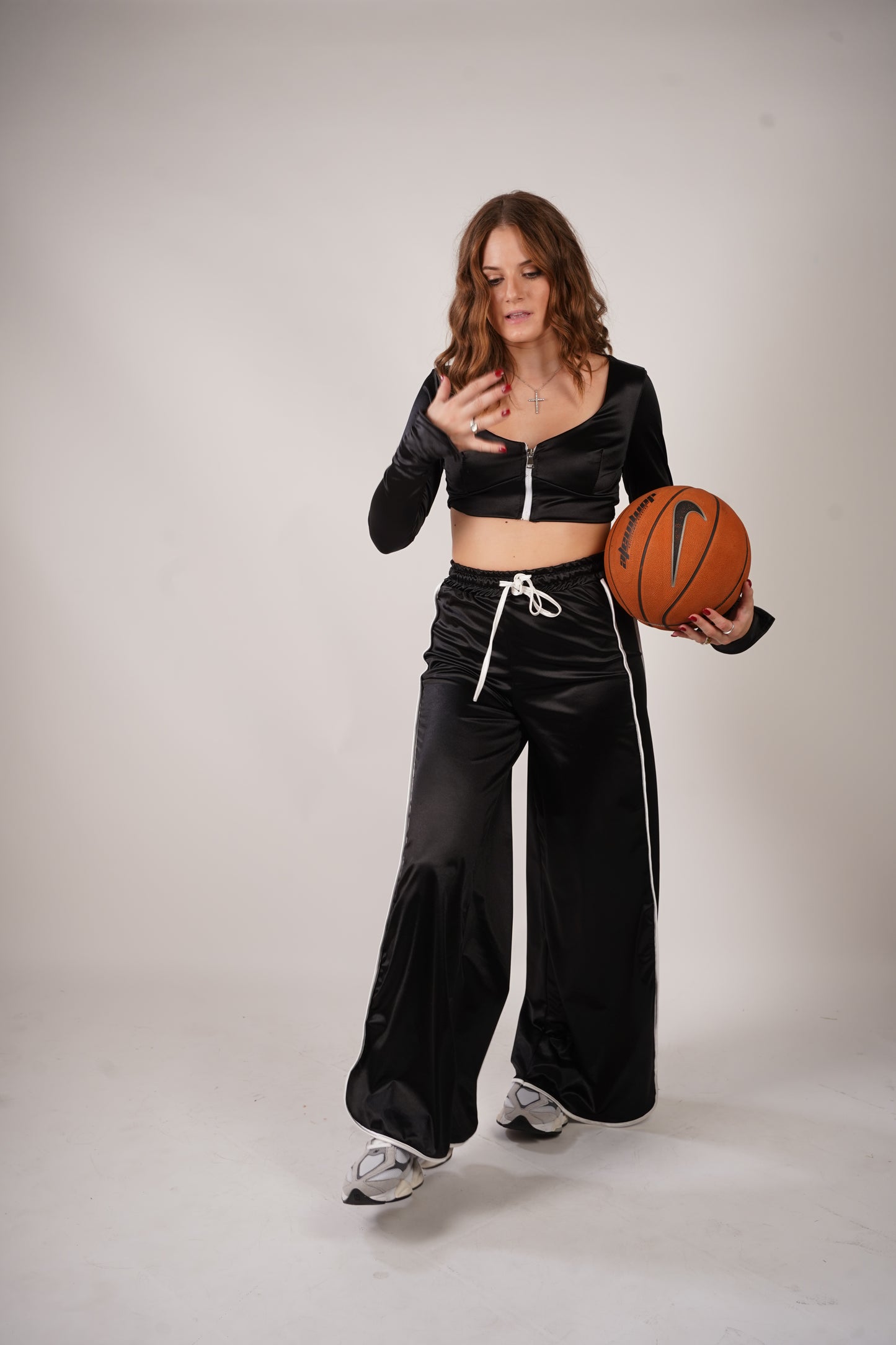 Tuta Black Satin