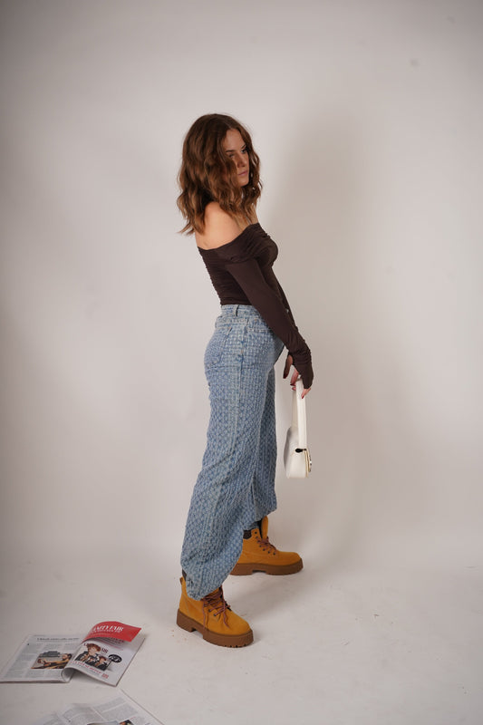 Jeans winter traforo