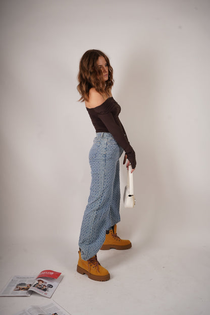 Jeans winter traforo