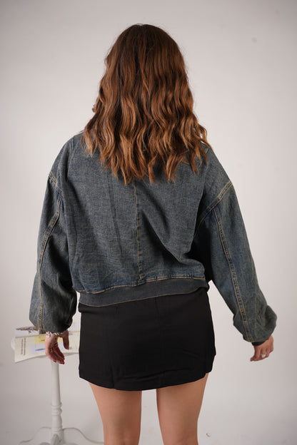 Giacca Over denim