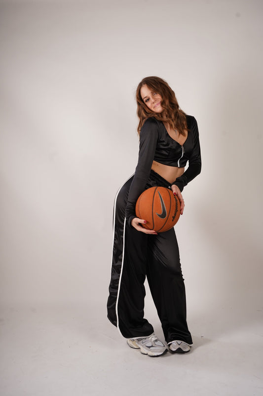 Tuta Black Satin